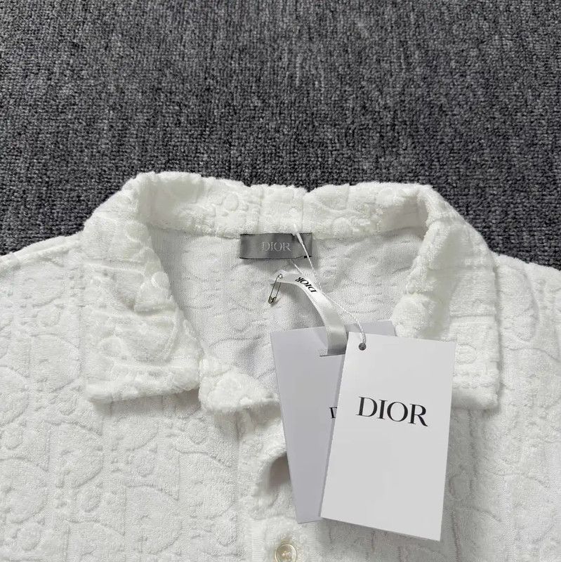 Dior Dior White Cotton Men's Polo 0089 Size US S / EU 44-46 / 1 - 3 Thumbnail