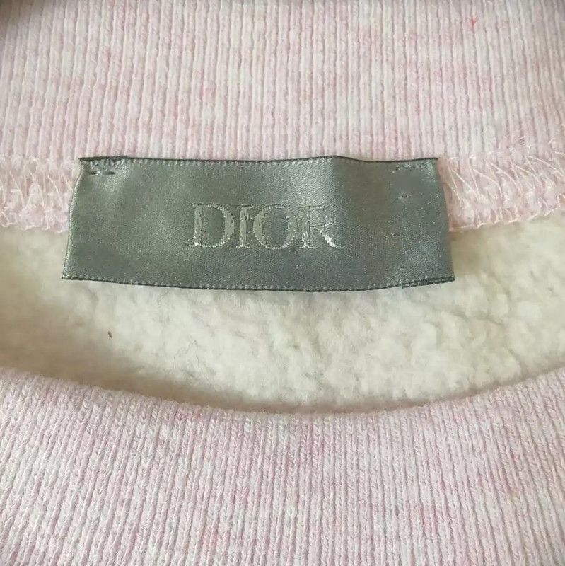 Dior Dior Men's Pink Cotton Sweatshirt 0089 Size US M / EU 48-50 / 2 - 3 Thumbnail