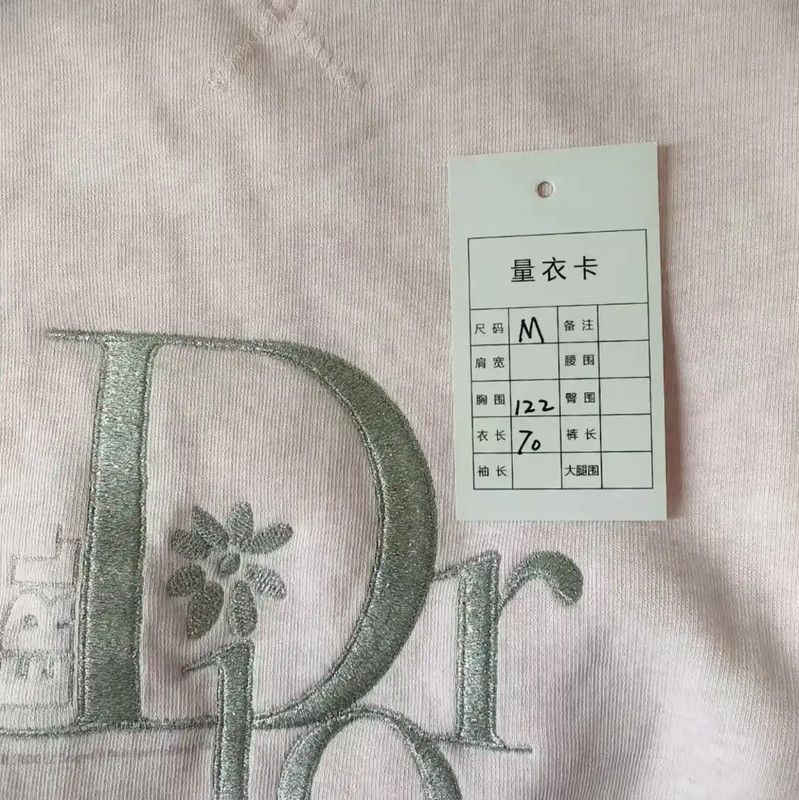 Dior Dior Men's Pink Cotton Sweatshirt 0089 Size US M / EU 48-50 / 2 - 5 Thumbnail