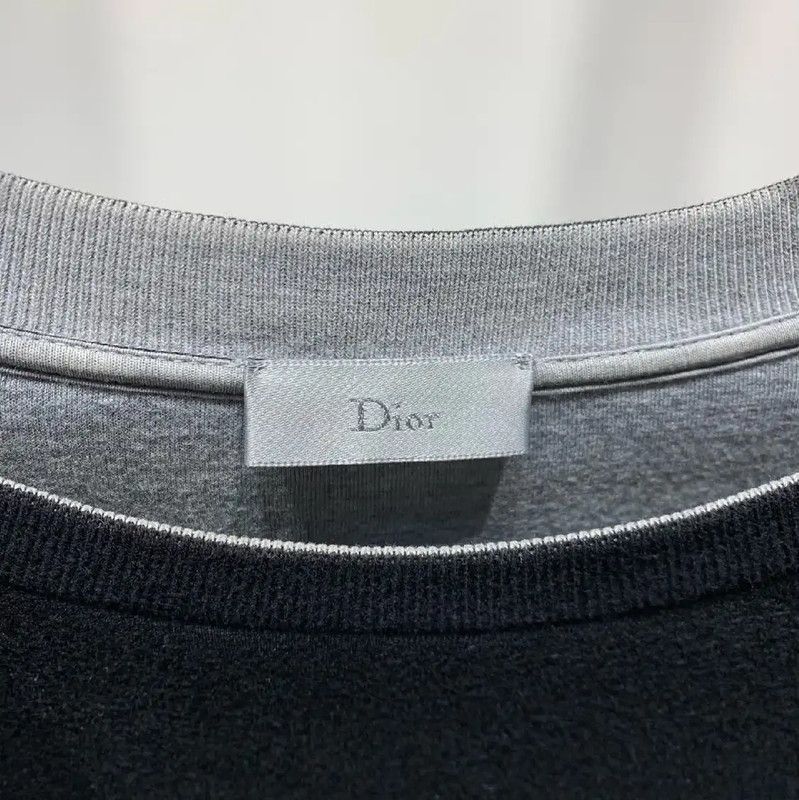 Dior Dior Black Cotton Men's Sweatshirt 0089 Size US XL / EU 56 / 4 - 2 Thumbnail