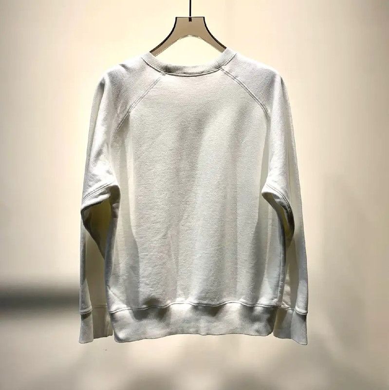 Dior Dior White Cotton Men's Sweatshirt XL Size 0089 Size US XL / EU 56 / 4 - 2 Thumbnail