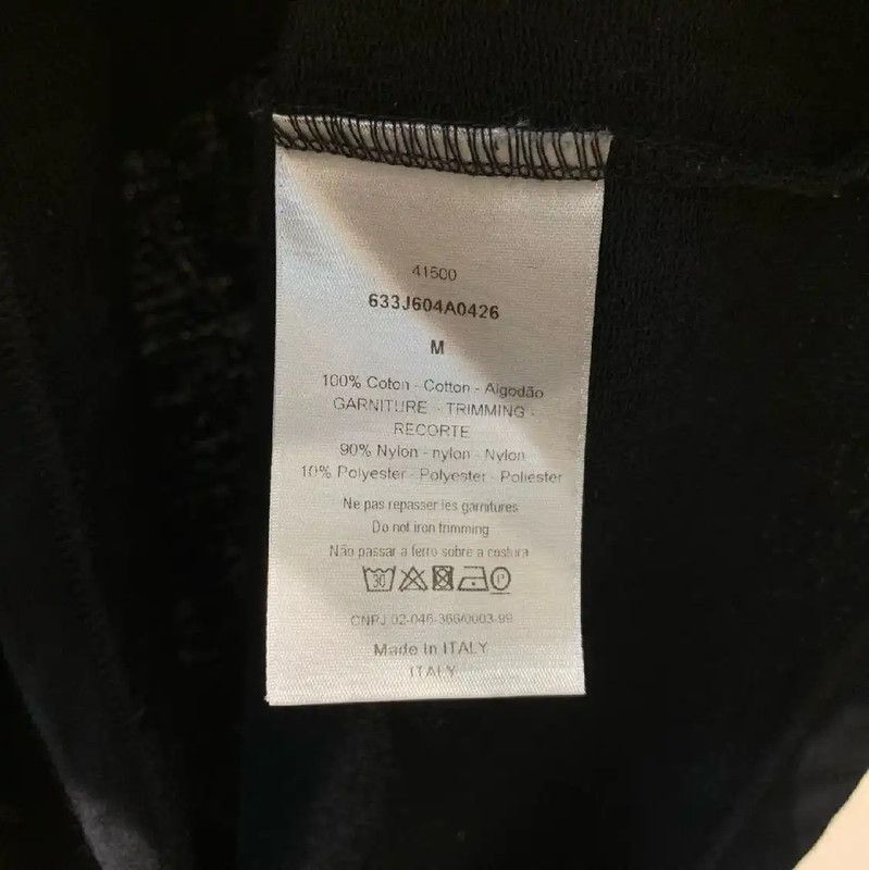 Dior Dior Black Cotton Men's T-Shirt 0089 Size US M / EU 48-50 / 2 - 4 Thumbnail