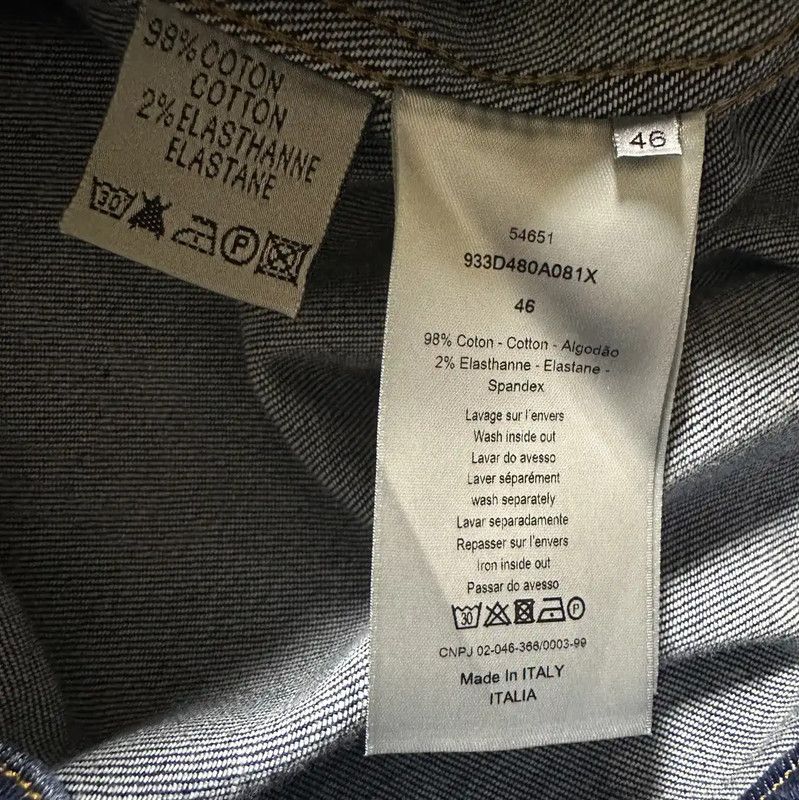 Dior Dior Men's Long Sleeve Denim Jacket 0089 Size US M / EU 48-50 / 2 - 6 Thumbnail