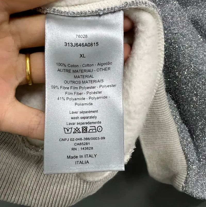 Dior Dior Colorblock Cotton Sweatshirt for Men 0089 Size US XL / EU 56 / 4 - 3 Thumbnail