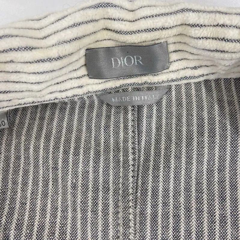 Dior Dior Cream Striped Cardigan for Men 0089 Size US XL / EU 56 / 4 - 4 Thumbnail