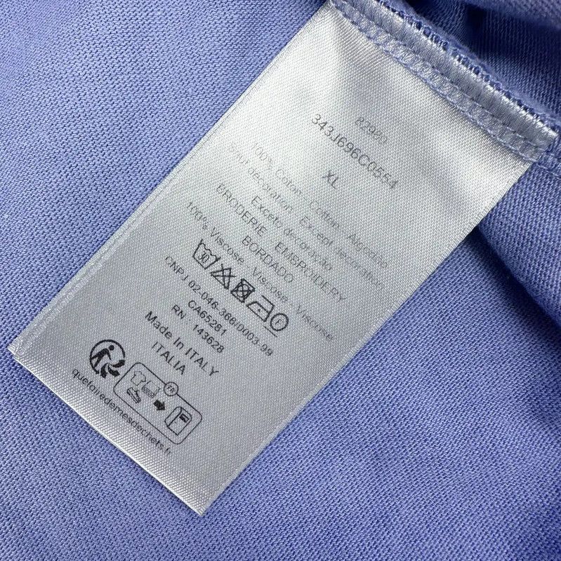 Dior Dior Men's XXL Blue Gray T-Shirt 0089 Size US XL / EU 56 / 4 - 8 Thumbnail