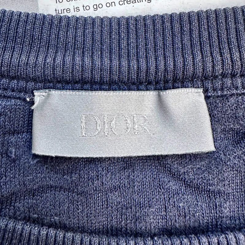 Dior Dior Men's Navy T-Shirt L Size 0089 Size US L / EU 52-54 / 3 - 7 Thumbnail