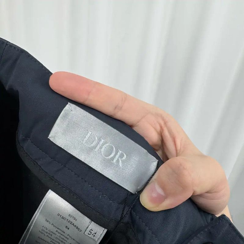 Dior Dior Blue Gray Cotton Blend Casual Pants 0089 Size US 44 / EU 60 - 6 Thumbnail