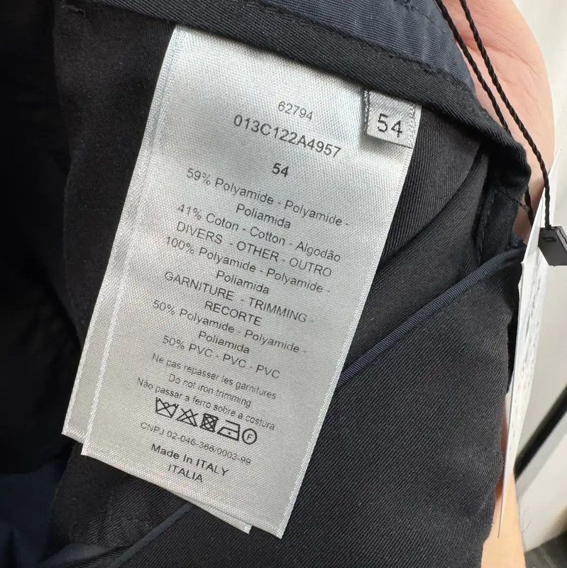 Dior Dior Blue Gray Cotton Blend Casual Pants 0089 Size US 44 / EU 60 - 7 Thumbnail