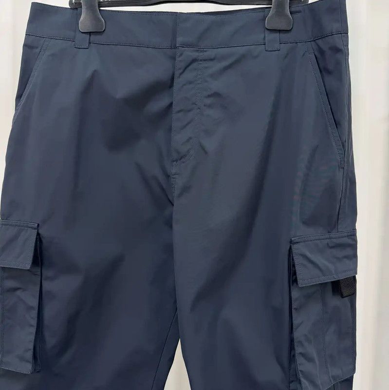 Dior Dior Blue Gray Cotton Blend Casual Pants 0089 Size US 44 / EU 60 - 3 Thumbnail