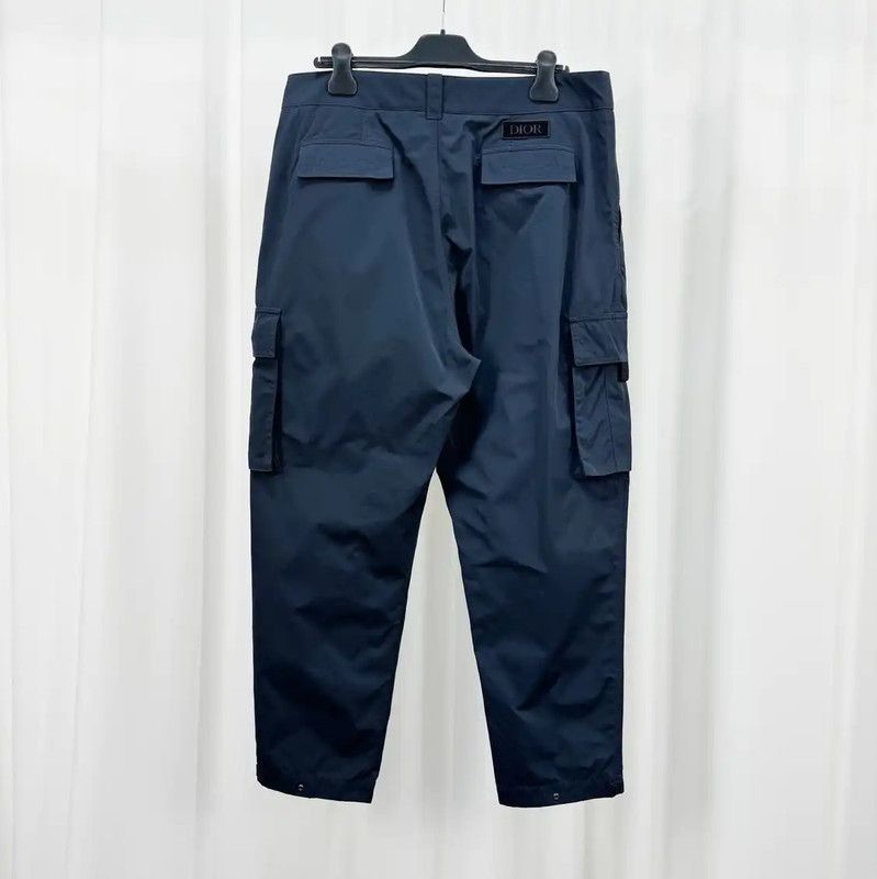 Dior Dior Blue Gray Cotton Blend Casual Pants 0089 Size US 44 / EU 60 - 2 Thumbnail
