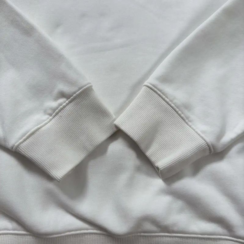 Dior Dior White Cotton Long Sleeve Men's Sweatshirt 0089 Size US L / EU 52-54 / 3 - 7 Thumbnail