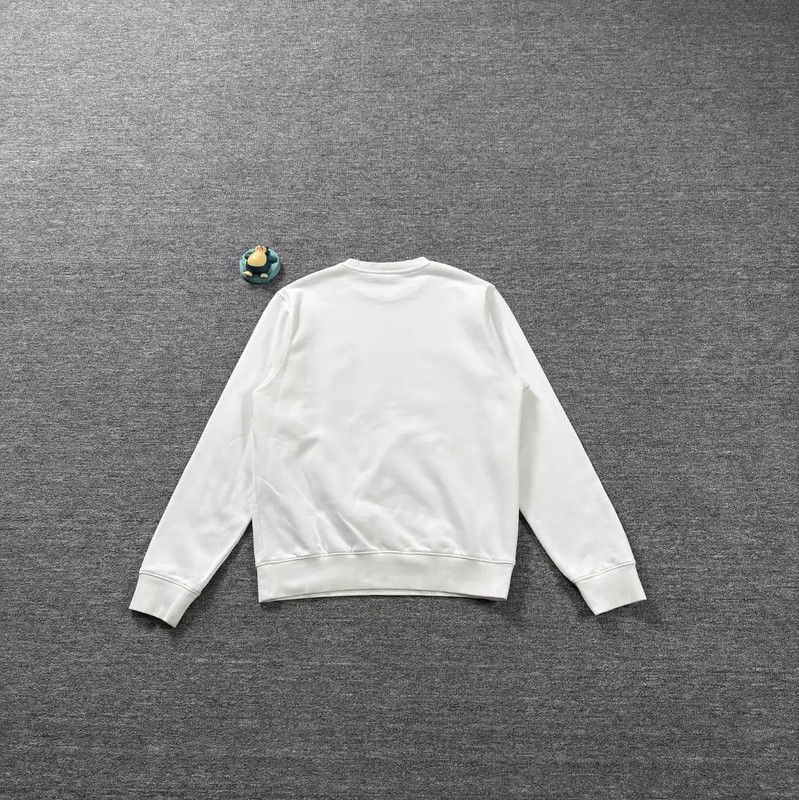 Dior Dior White Cotton Long Sleeve Men's Sweatshirt 0089 Size US L / EU 52-54 / 3 - 2 Thumbnail