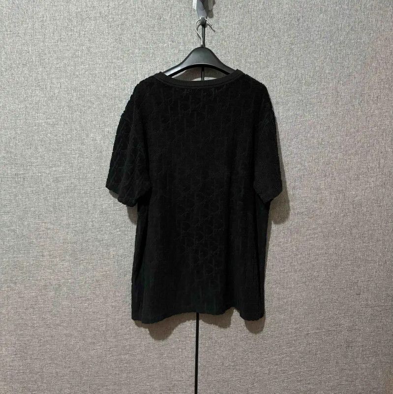 Dior Dior Black Cotton Embroidered Logo Men's T-Shirt 0089 Size US S / EU 44-46 / 1 - 2 Thumbnail