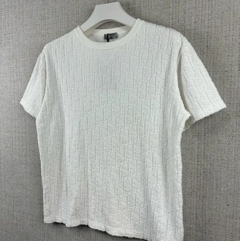 Dior Dior White Logo Cotton Men’s T-Shirt 0089 Size US S / EU 44-46 / 1 - 3 Thumbnail