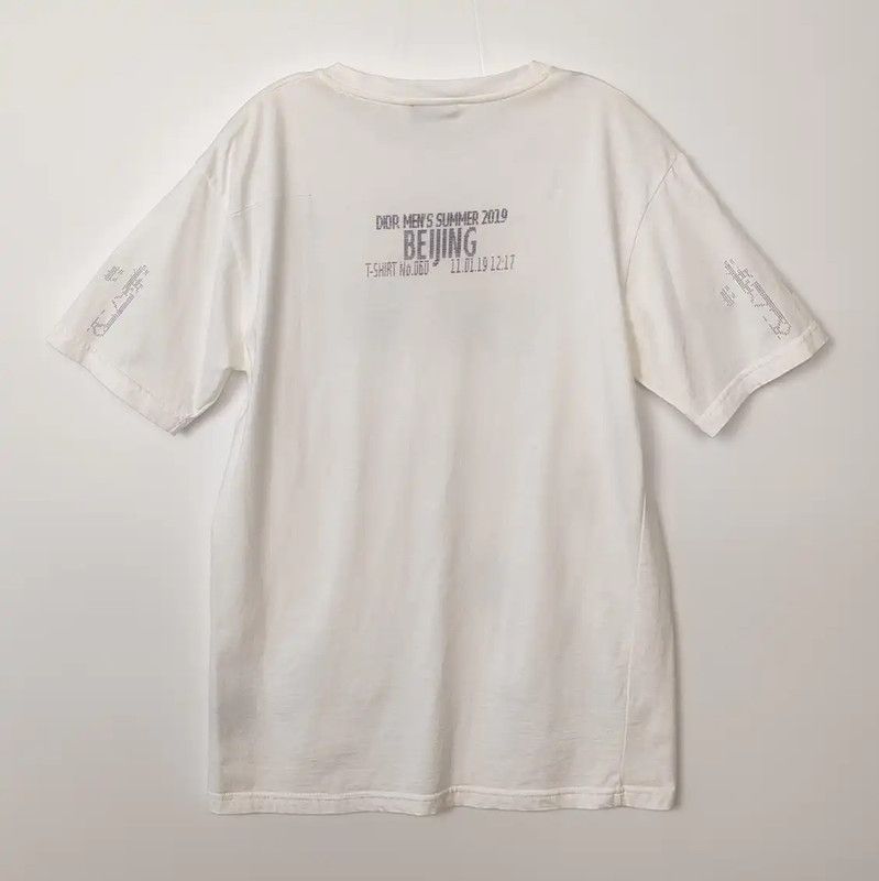 Dior Dior White Cotton Men's T-Shirt 0089 Size US XS / EU 42 / 0 - 2 Thumbnail