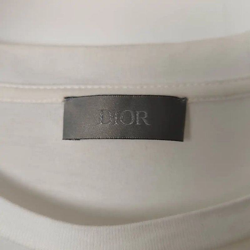 Dior Dior White Cotton Men's T-Shirt 0089 Size US XS / EU 42 / 0 - 3 Thumbnail