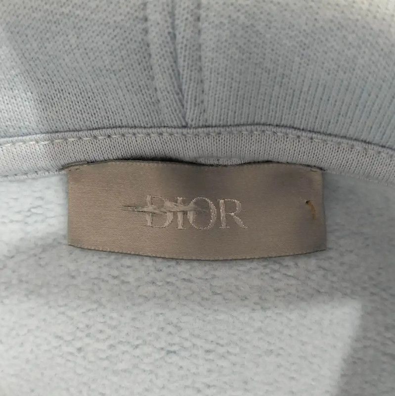 Dior Dior Light Blue Cotton Hoodie for Men 0089 Size US L / EU 52-54 / 3 - 4 Thumbnail