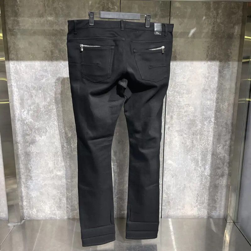 Dior Dior Black Casual Pants for Men 0089 Size US 44 / EU 60 - 2 Thumbnail