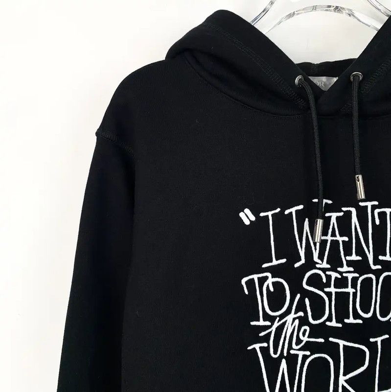 Dior Dior Black Cotton Men's Hoodie 0089 Size US XS / EU 42 / 0 - 3 Thumbnail