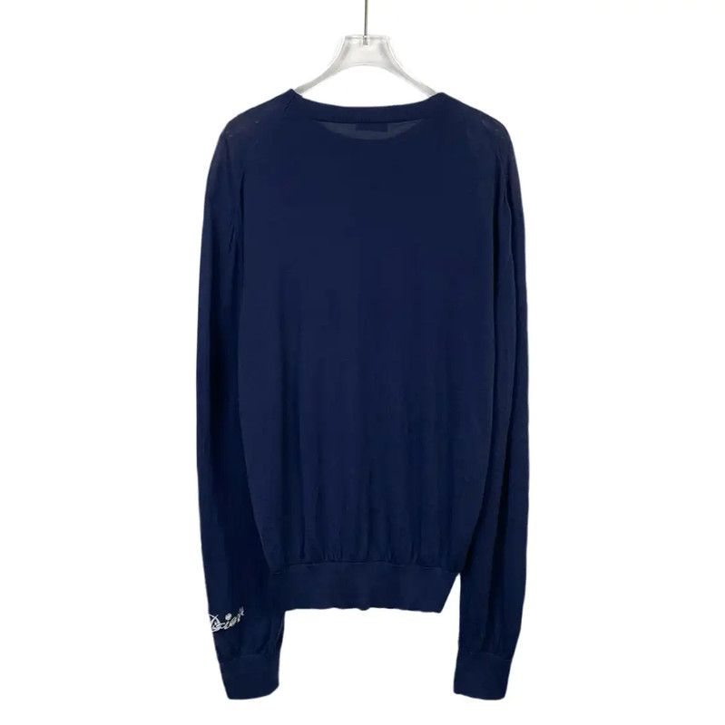 Dior Dior Wool Pullover in Navy XL Size 0089 Size US XL / EU 56 / 4 - 2 Thumbnail