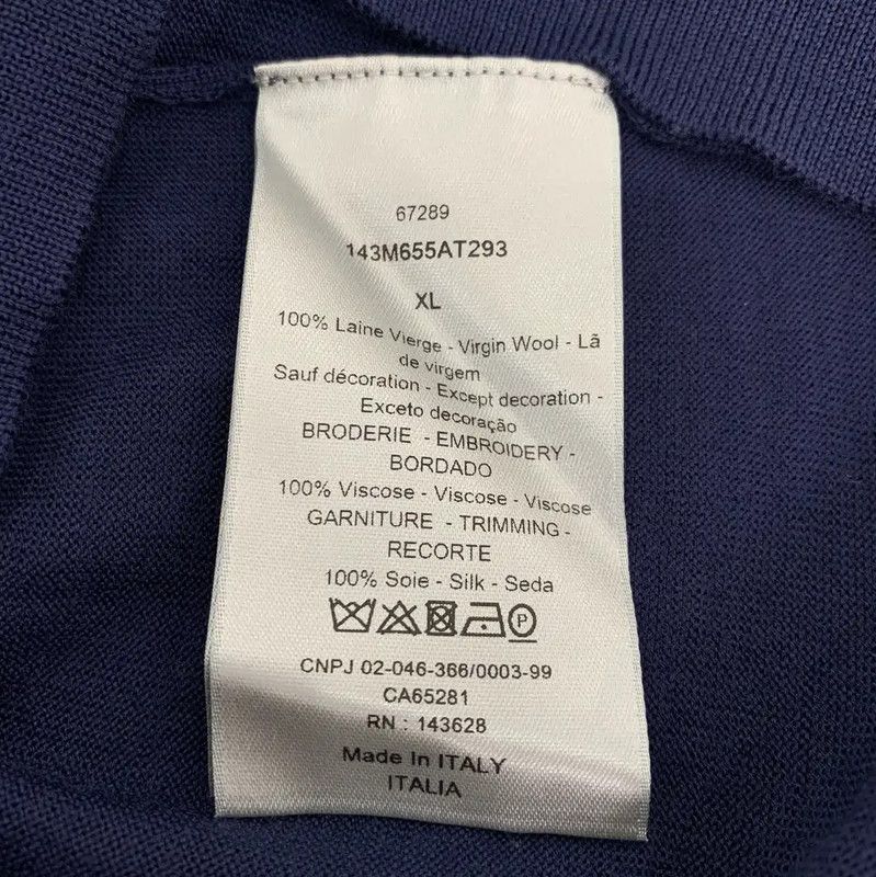 Dior Dior Wool Pullover in Navy XL Size 0089 Size US XL / EU 56 / 4 - 8 Thumbnail