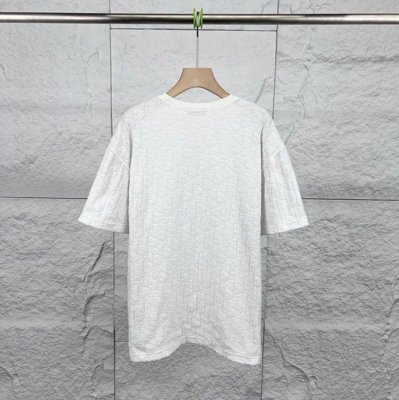Dior Dior White Cotton Men's T-Shirt 0089 Size US M / EU 48-50 / 2 - 2 Thumbnail
