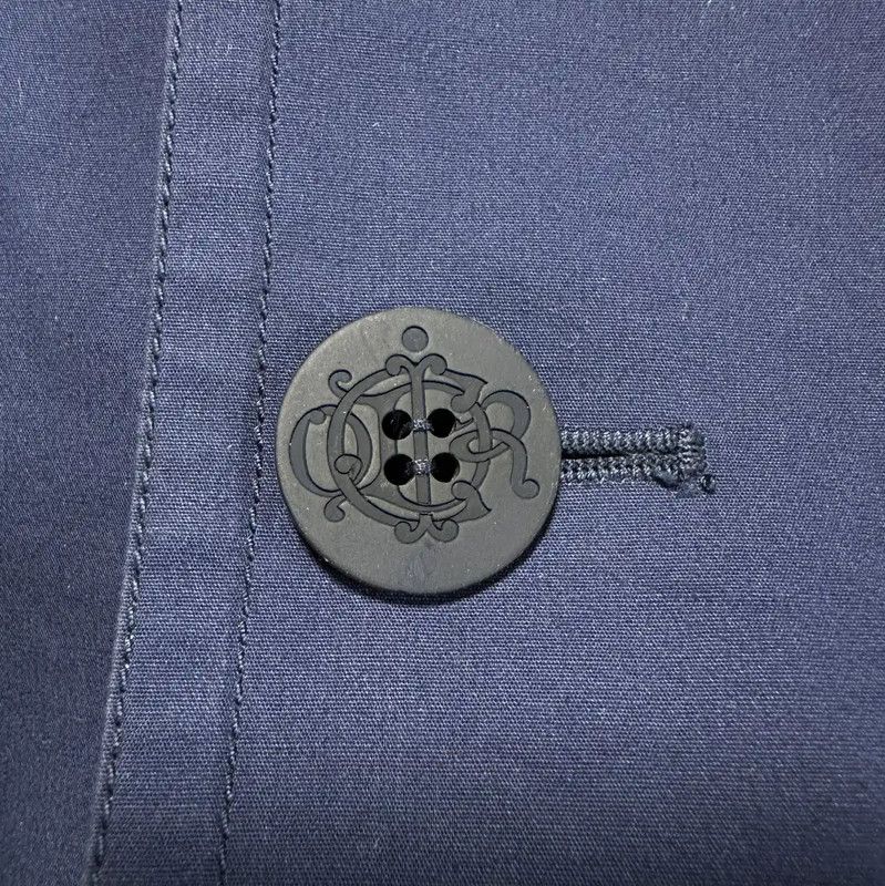 Dior Dior Men's Blue Cotton Long Sleeve Coat 0089 Size US M / EU 48-50 / 2 - 2 Thumbnail