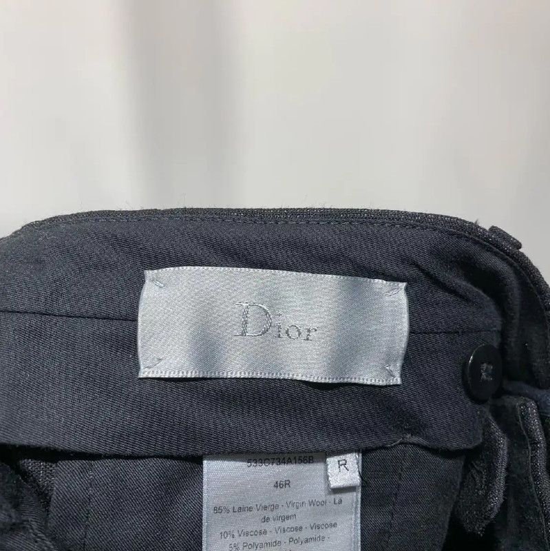 Dior Dior Black Wool Casual Pants for Men 0089 Size US 44 / EU 60 - 5 Thumbnail