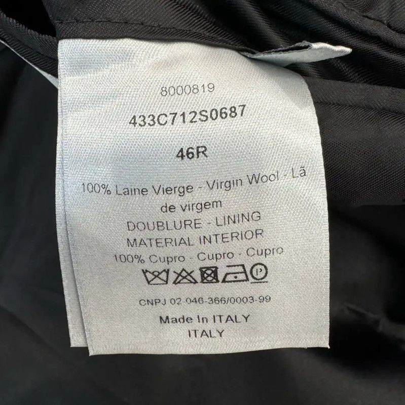 Dior Dior Men's Black Cotton Windbreaker 0089 Size US S / EU 44-46 / 1 - 7 Thumbnail