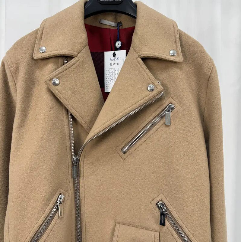 Dior Dior Camel Wool Logo Mid-Length Coat 0089 Size US M / EU 48-50 / 2 - 3 Thumbnail
