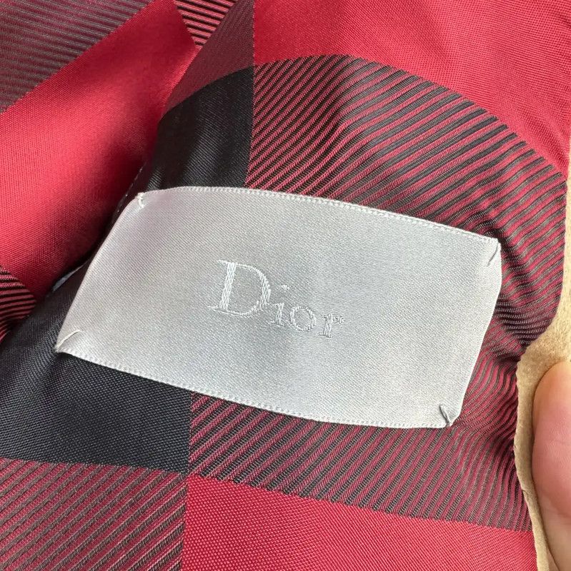 Dior Dior Camel Wool Logo Mid-Length Coat 0089 Size US M / EU 48-50 / 2 - 7 Thumbnail