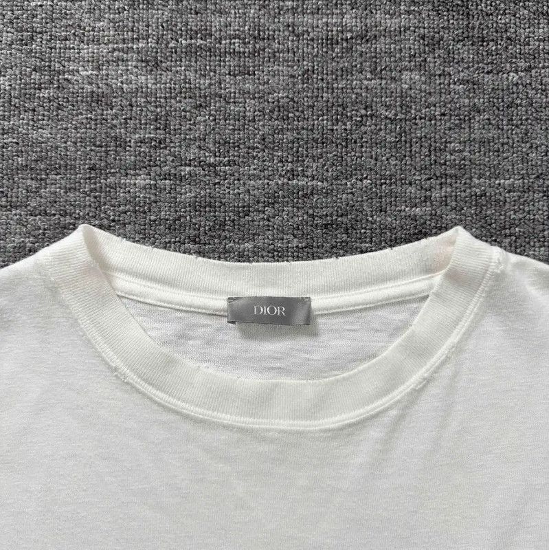 Dior Dior White Cotton Mens T-Shirt 0089 Size US M / EU 48-50 / 2 - 3 Thumbnail