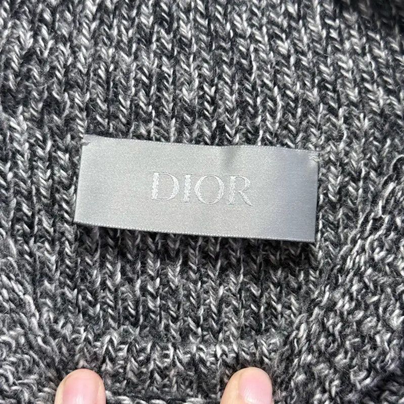 Dior Dior Gray Wool Sweater for Men, XL Size 0089 Size US XL / EU 56 / 4 - 3 Thumbnail