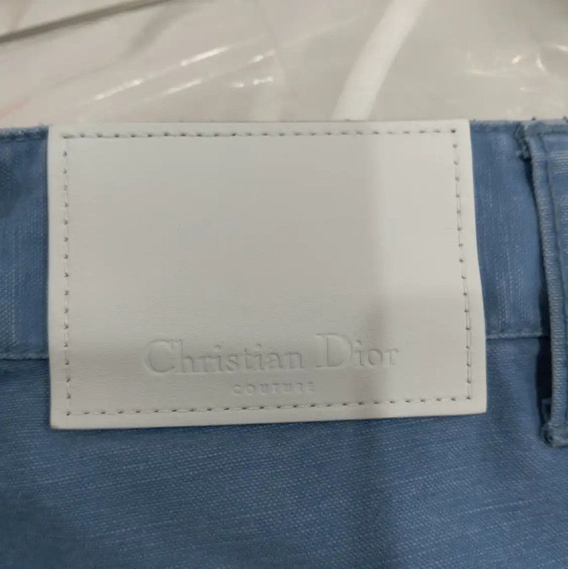 Dior Dior Men's Summer Blue Cotton Shorts 0089 Size US 34 / EU 50 - 5 Thumbnail