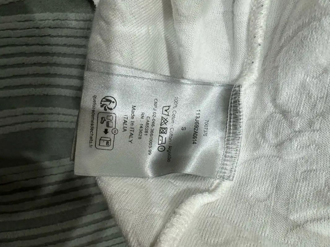 Dior Dior White Cotton Short Sleeve T-Shirt 0089 Size US S / EU 44-46 / 1 - 4 Thumbnail