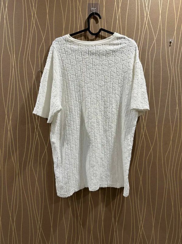 Dior Dior White Cotton Short Sleeve T-Shirt 0089 Size US S / EU 44-46 / 1 - 2 Thumbnail