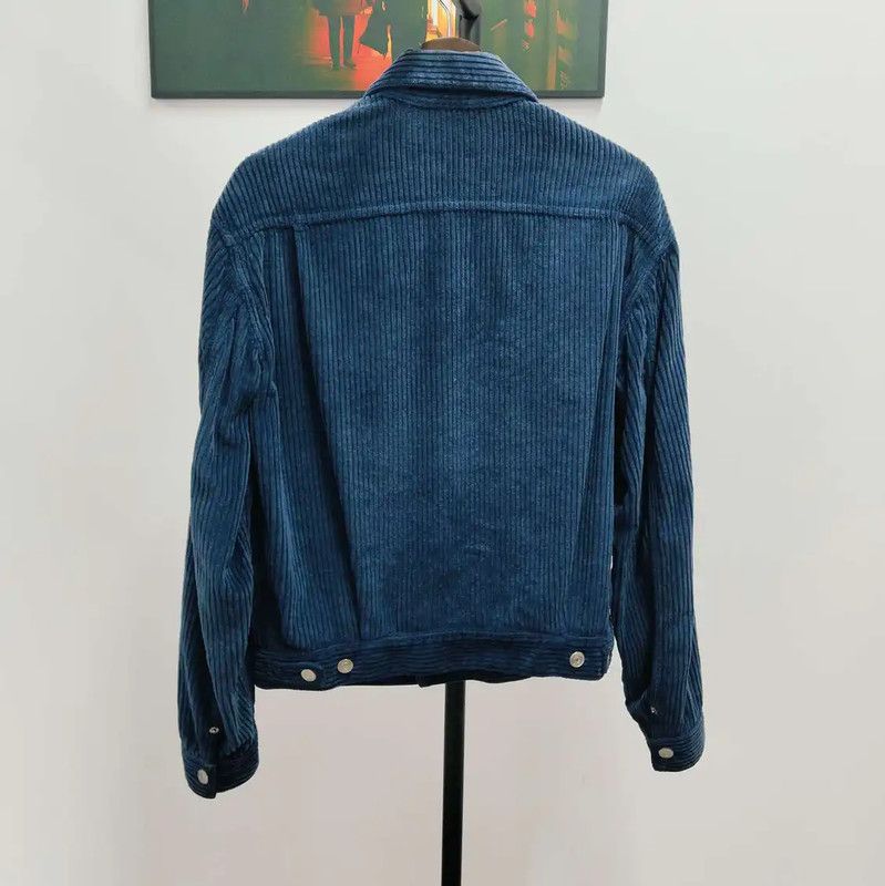 Dior Dior Long Sleeve Blue Cord Jacket for Men 0089 Size US L / EU 52-54 / 3 - 2 Thumbnail