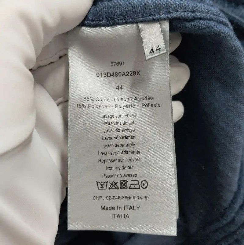 Dior Dior Long Sleeve Blue Cord Jacket for Men 0089 Size US L / EU 52-54 / 3 - 4 Thumbnail