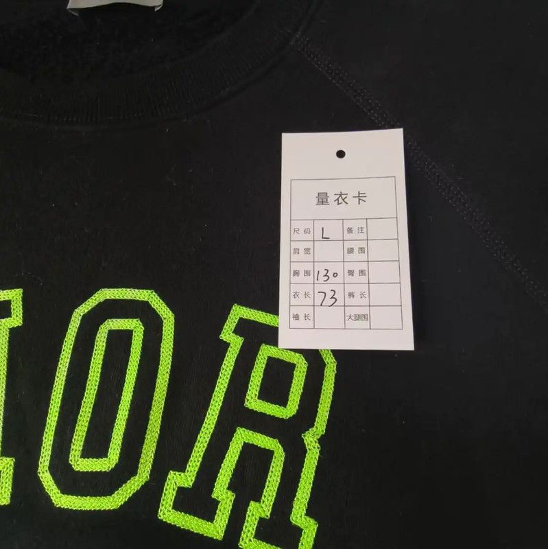 Dior Dior Black Cotton Men's Sweatshirt 0089 Size US L / EU 52-54 / 3 - 5 Thumbnail