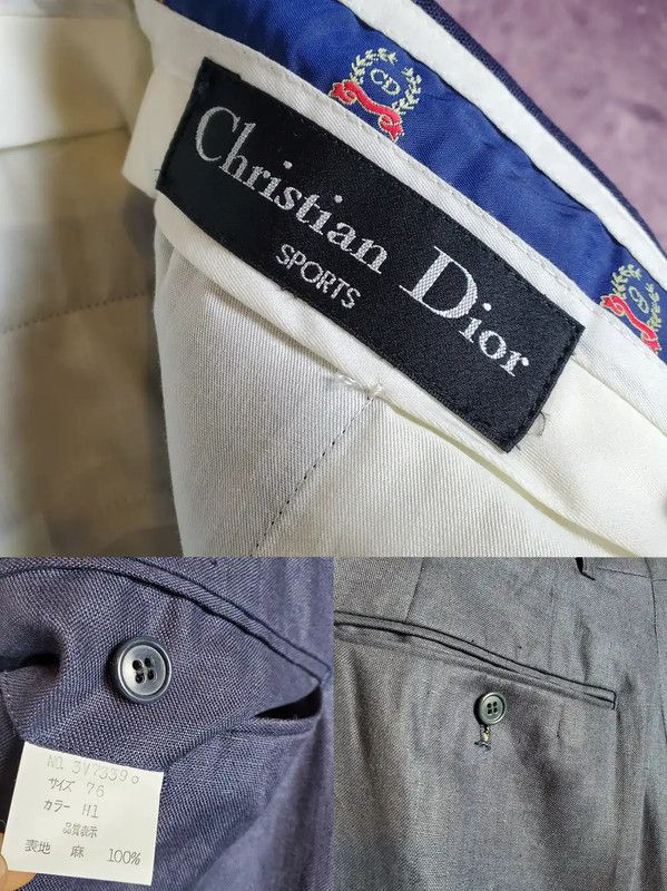 Dior Dior Casual Pants in Navy Blue 0089 Size US 27 - 9 Thumbnail