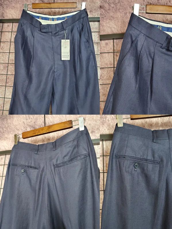 Dior Dior Casual Pants in Navy Blue 0089 Size US 27 - 3 Thumbnail