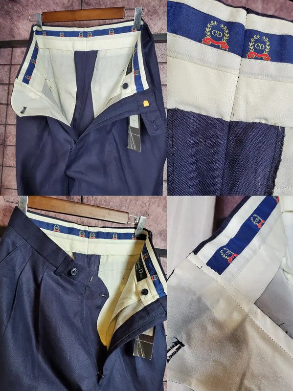 Dior Dior Casual Pants in Navy Blue 0089 Size US 27 - 7 Thumbnail