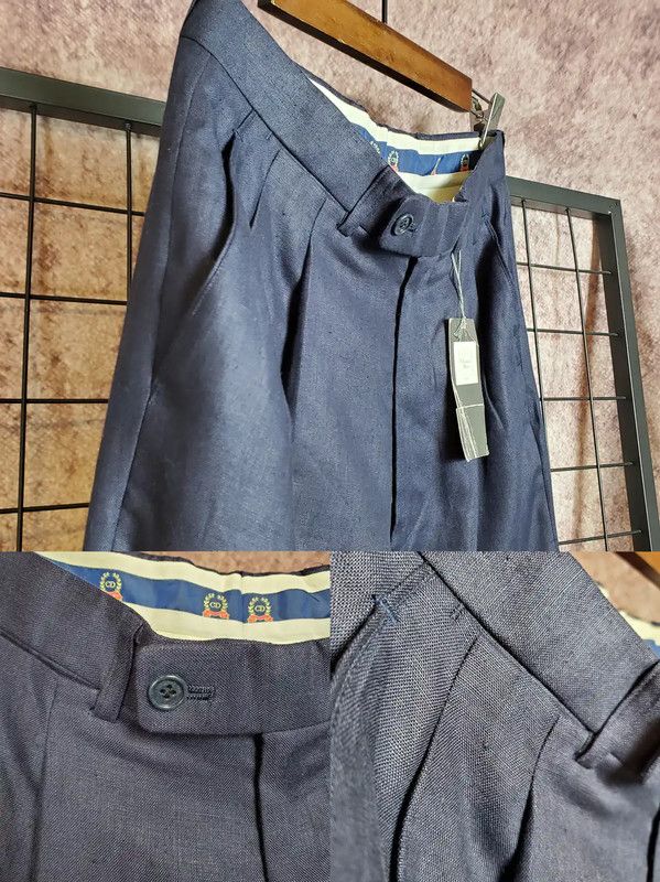 Dior Dior Casual Pants in Navy Blue 0089 Size US 27 - 5 Thumbnail
