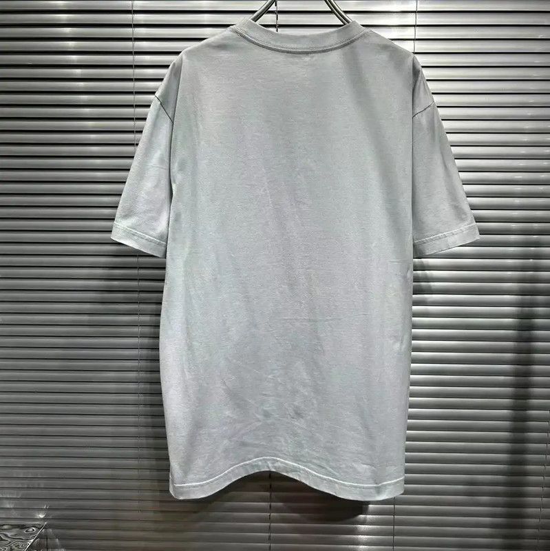 Dior Dior Men's Summer Light Blue Cotton T-Shirt 0089 Size US S / EU 44-46 / 1 - 2 Thumbnail