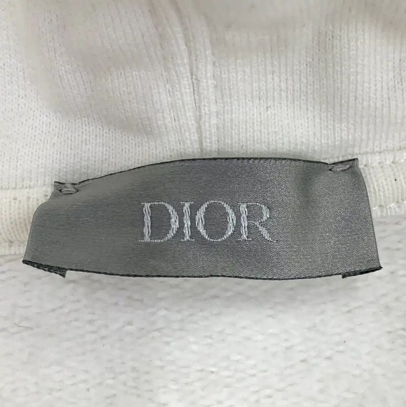 Dior Dior White Cotton Men's Hoodie with Unique Design 0089 Size US XS / EU 42 / 0 - 6 Thumbnail