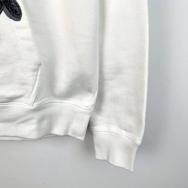 Dior Dior White Cotton Men's Hoodie with Unique Design 0089 Size US XS / EU 42 / 0 - 5 Thumbnail