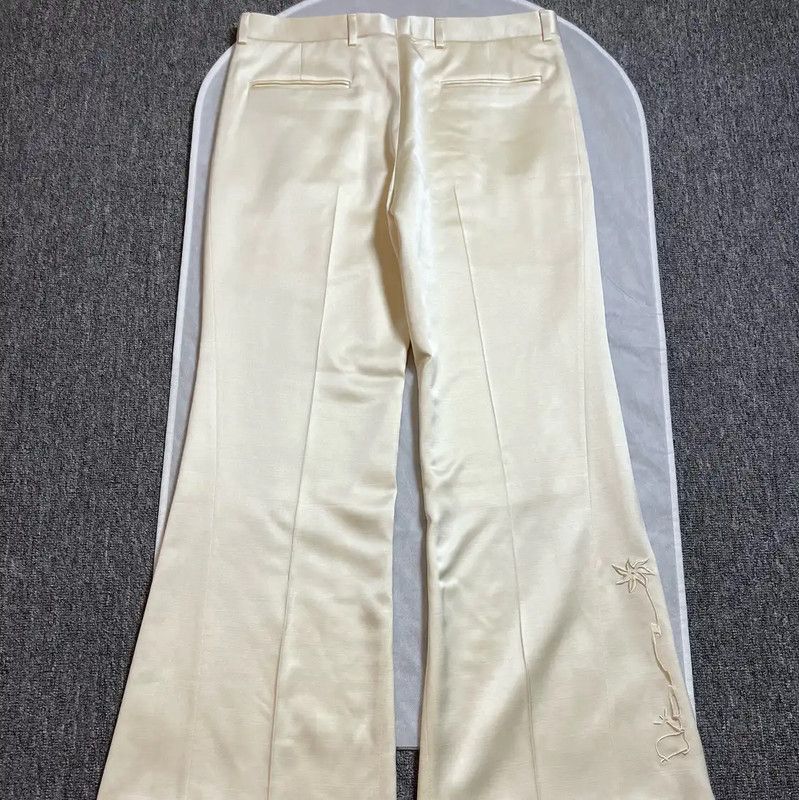 Dior Dior Men's Cream Wool Casual Pants 0089 Size US 38 / EU 54 - 2 Thumbnail