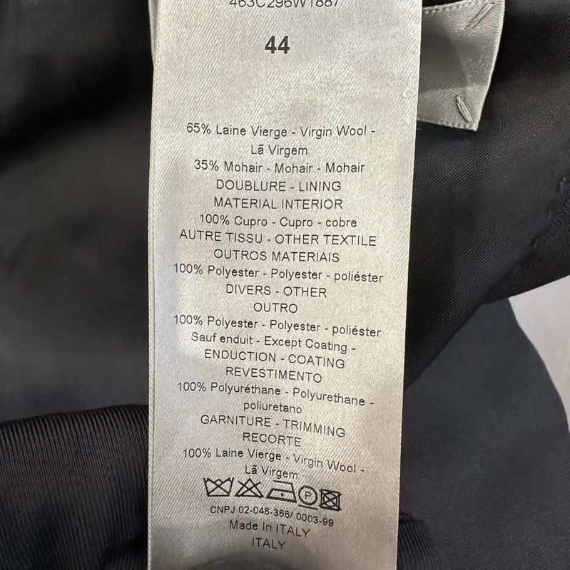 Dior Dior XS Navy Silk Men's Vest 0089 Size US XS / EU 42 / 0 - 7 Thumbnail