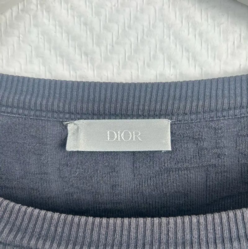 Dior Dior Black Linen Blend Men's T-Shirt 0089 Size US XXL / EU 58 / 5 - 3 Thumbnail